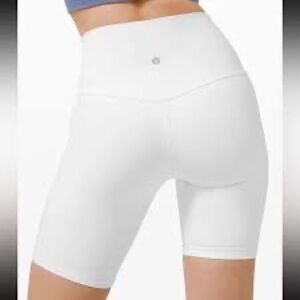Lululemon Align High Rise Short Size 6 White